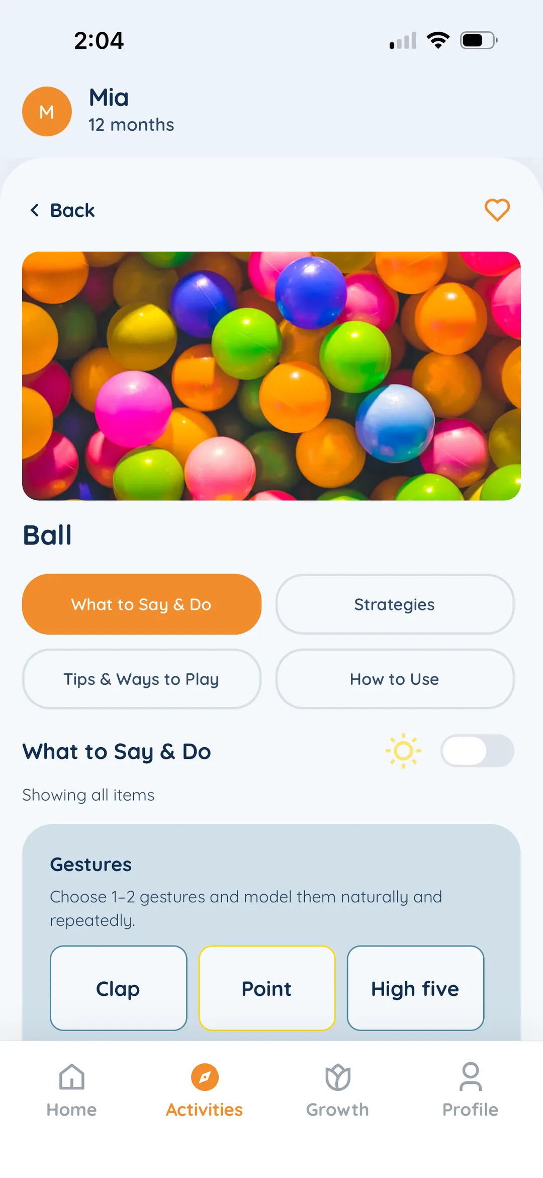 Activity Details